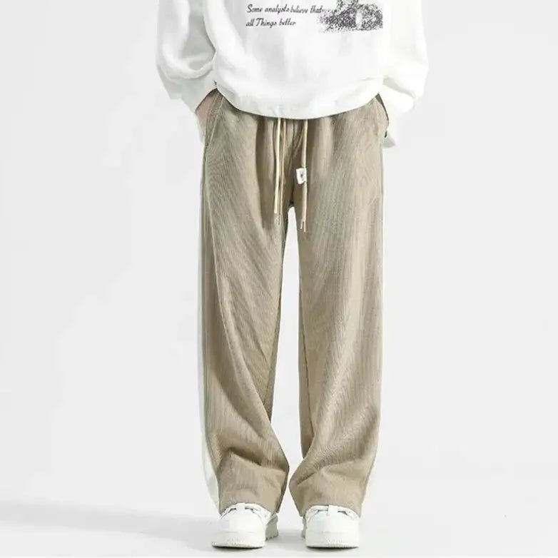 Striped Corduroy Sweatpants