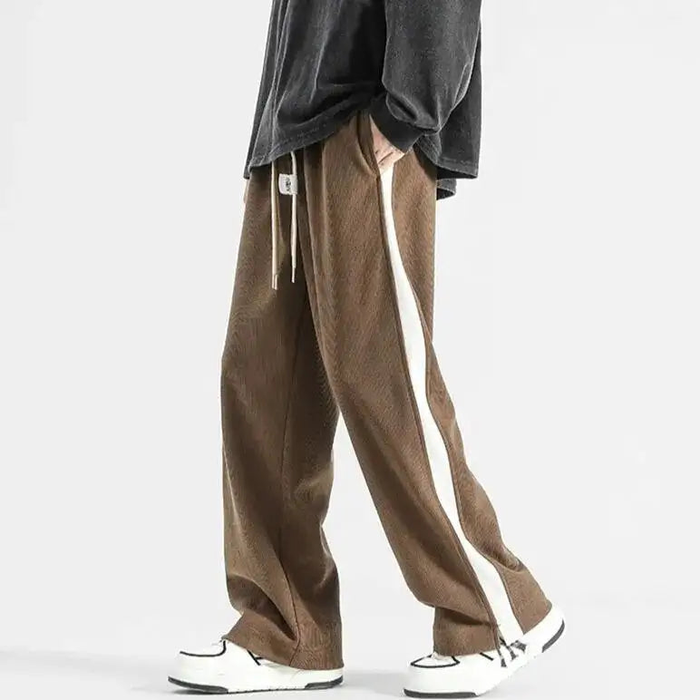 Striped Corduroy Sweatpants