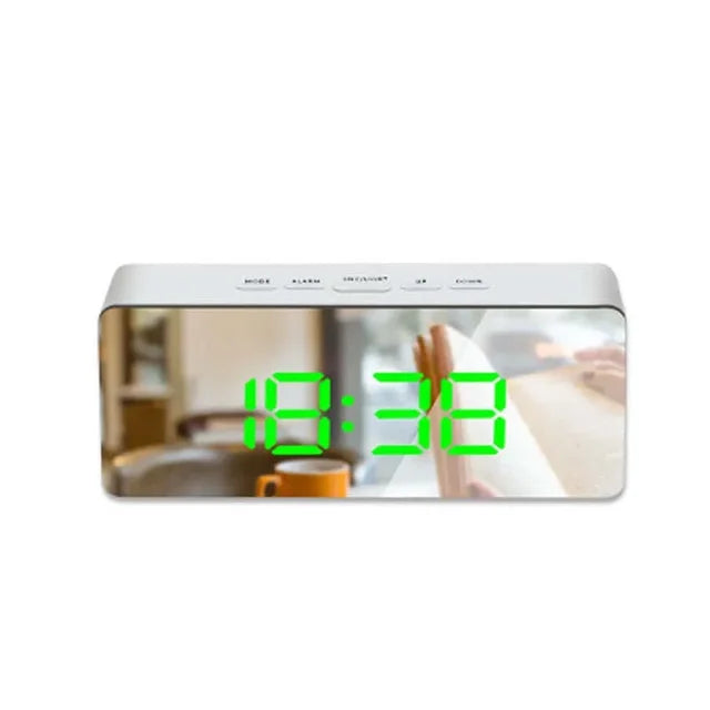 LED Mirror Alarm Clock Digital