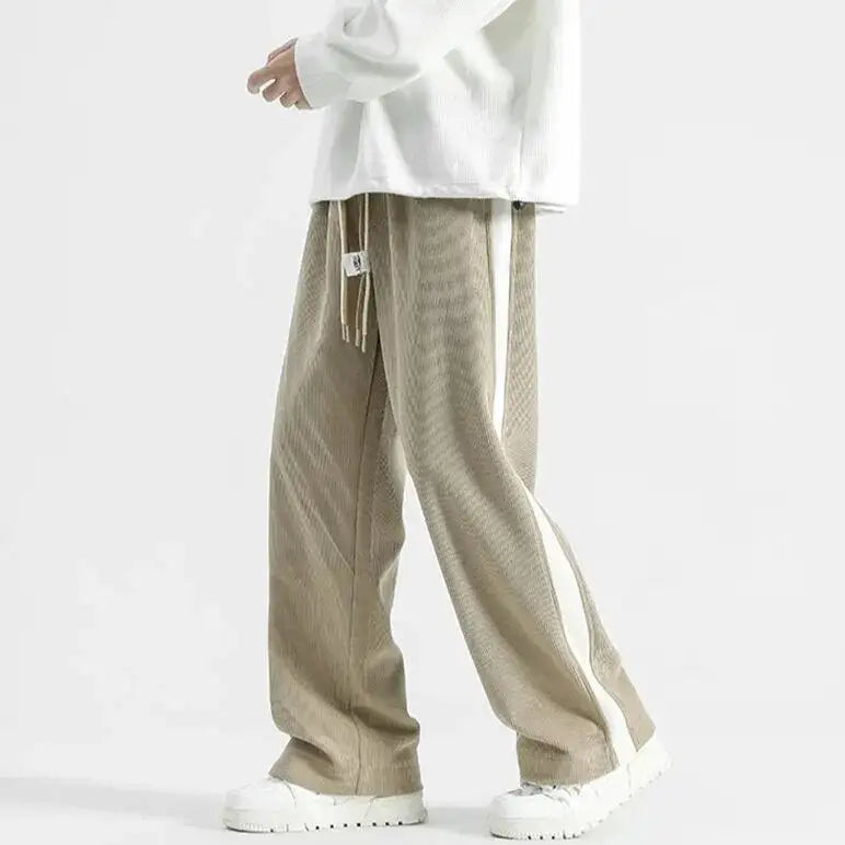 Striped Corduroy Sweatpants