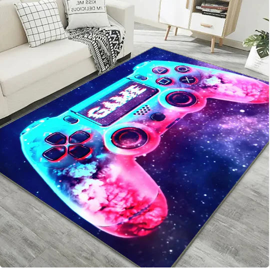 Game Controller Printed Living Room Carpet